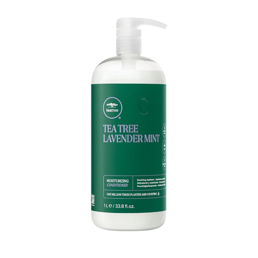 Tea Tree Lavender Mint Moisturizing Conditioner, Hydrates + Soothes, For Coarse + Dry Hair, 33.8 fl. oz.