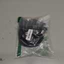 SOLY HUX Women's Bandeau Bikini Top Ruched Strapless Tie Back Swimsuit Bathing Suit Tops (Plain Black), Size: Small 4-6