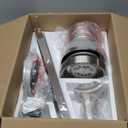 42" Flush Mount Ceiling Fan - 5 Blades Modern Ceiling Fan with Light for Living Room and Bedroom - Quiet DC Motor - Dimmable - Reversible Function - Light Wood Tone/Dark Brown