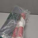 Christmas Door Mat Combo Set - 100% Coco Coir Welcome Mat + 28 x 43 Inch Red and White Plaid Rug, Christmas New Year Holiday Collection Doormat for Front Porch Entryway Decorative