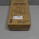 Multi-Purpose Pull-Out Storage Organizers, Under Sink/Cabinet Organizers and Storage for Bathroom & Kitchen, Black, 12.8 Inches, 2 Packs