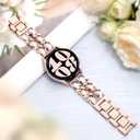 20mm Watch Band for Samsung Galaxy Watch 7 6 5 4 FE Band 40mm 44mm, Women Dressy Metal Band for Samsung Watch Bands Watch 6 Classic 43 47mm/5Pro/4 Classic/Watch 3 41mm/Active 2-Rose Gold