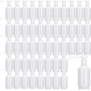 50 Pack Plastic Soap Dispenser Bulk Empty Pump Bottles Dispenser with Long Pump Refillable Dish Soap Hand Washing Bottles Lotion Bottle for Kitchen Bathroom transparent green
