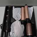 SKIMI Hair Dryer Brush and Blow Dry Brush, Multi-Hot Air Styler with 110000RPM Brushless Motor, Hot Air Brush for Fast Drying Curling Volumizing Straightening&Styling, High-Speed (Black&Rose Gold)