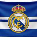 Real Madrid Flag Banner 3x5 Feet - Durable Indoor/Outdoor Football Soccer Banner with 2 Brass Grommets