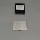 Extra Slim Stainless Steel Cigarette Case Holds 9 Cigarette (Regular Size 84mm and King Size) (Silver)