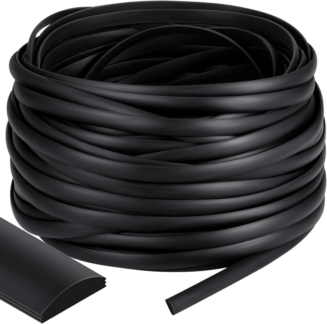 Flat Screen Spline 0.315 Width Vinyl Screen Spline Flat Bottom and Curved Top Edge Fillet for Replacing The Glass Screen on Windows or Patio Screen Doors, 0.092 Thickness(250 ft)