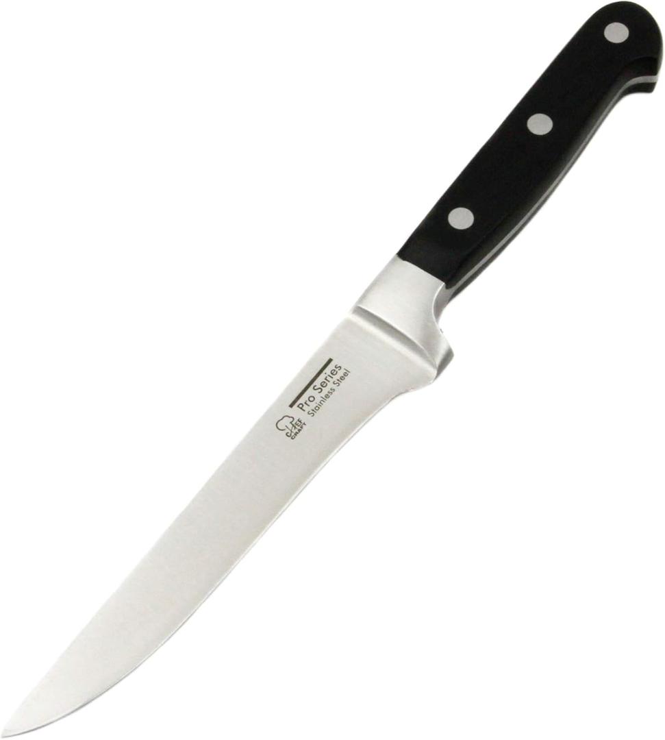 Chef Craft Pro Series Stainless Steel 6" Boning Knife