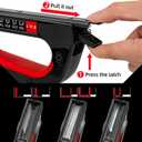 GRENPRO Staple Gun, 6-in-1 Manual Brad Nailer with 5000 Staples, Upholstery Stapler Gun for Wood, Carpentry, DIY Crafts, Furniture