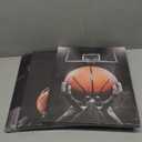 Basketball Posters Canvas Wall Art Set of 3 - Black and White Sports Decor for Mens Teen Boys Room Bedroom Dormitory Office Wall Decor (12x16 Inches) Wrapped Canvas