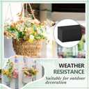 Lallisa 8 Pcs Reusable Floral Foam Blocks Water Weather Resistant Dry Floral Foam for Artificial Flower Arrangements Outdoor Flower Boxes Outside Hanging Planters Wedding Home Decor (9 x 3 x 3")