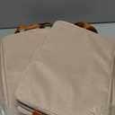 StorageWorks Storage Bins, Fabric Storage Bins for Shelves, Large Storage Baskets with Metal Frame, Closet Baskets and Bins with Handles, Brown and Beige, 2-Pack