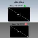 SPARIN 2 Pack 13.1 Inch Screen Protector for Samsung Galaxy Tab S10 FE Plus 2025, Tempered Glass for Samsung Tablet S10 FE+, Case Friendly Accessories, S Pen Compatible, HD Clear Film
