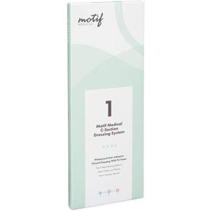 Motif Medical Stage 1 Heal C-Section Scar Strips - 3-Step Scar Care Wound Dressing to Heal, Protect & Restore - Scar Patches for Surgical Scars - Scar Tape Bandage for Postpartum Care (Pack of 10)