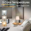 Vintage Gold Cordless Table Lamp with Remote and Touch Control, Wireless Small Led Battery Powered Rechargeable Portable Table Lamp, Dimmable 3 Color Mini Desk Lamp for Home Patio, 1Pack