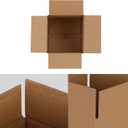 4x4x4 inches Shipping Boxes 50 Pack, Kraft Corrugated Small Cardboard Boxes for Mailing Packing, Brown