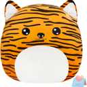 15 Cute Tiger Plush Pillow Stuffed Animal Super Soft Sofa Cushion Plush Toy Car Trip Home Decors Birthday Valentines Gift for Kids Grandson Daughter Son
