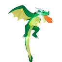 5-ft Hanging Halloween Inflatable Fire-breathing Dragon Flying Decoration Yard