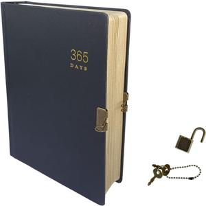 Journal With Lock And Keys, Locks Diary, 365 Blank Pages & A5 Size (8.5x5.9inch), Vintage Hardcover Notebook, Perfect For Women, Men, Sketch, Planner Organizer
