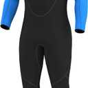 Hevto Men Wetsuit 5/4/3/2mm Neoprene Full Wet Suit in Cold Water for Scuba Diving Surfing Swimming for Water Sports (X-Large)