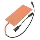 FASTROHY 12V 100W Silicone Heating Pad Mat Quick Heater with Detachable Power Cable for Food Delivery Bag 5.98X11.97 Inches