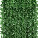 360 Feet 48 Pack Fake Greenery Hanging Garland, Ivy Leaf Plants, Vine Leaves, Fake Flowers Foliage for Bedroom Garden Wall Decor (01-epipremnum Aureum-48 Pcs)