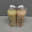 Hairitage Biotin + Castor Oil Shampoo and Conditioner Set - Volume + Moisture - Sulfate Free + Color Safe - Women + Men Hydrating Repair Shampoo Conditioner