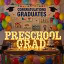 Honoson 13 Pcs Preschool Graduation Decorations Preschool Grad Letter LED Lights Sign Neon Lights Table Decoration for Kindergarten Graduation Party Supplies 2026