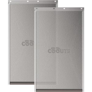 2 Pack Pet Door Replacement Flap with Magnetic Closure, Compatible with PetSafe Freedom Dog and Cat Door PAC11-11038 Medium 8 1/4" w x 12 3/4" h with 10PCS Screws
