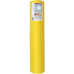 Borden & Riley 24" x 50 Yards #35C Sun-Glo Thumbnail Sketch Paper, 8 lb, Canary Yellow, 1 Roll Each (35CR245000)