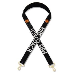 MOLOCH Beaded Purse Strap Replacement Basketball MRSCOACH Bag Strap Crossbody Handbag Shoulder Straps for Bags