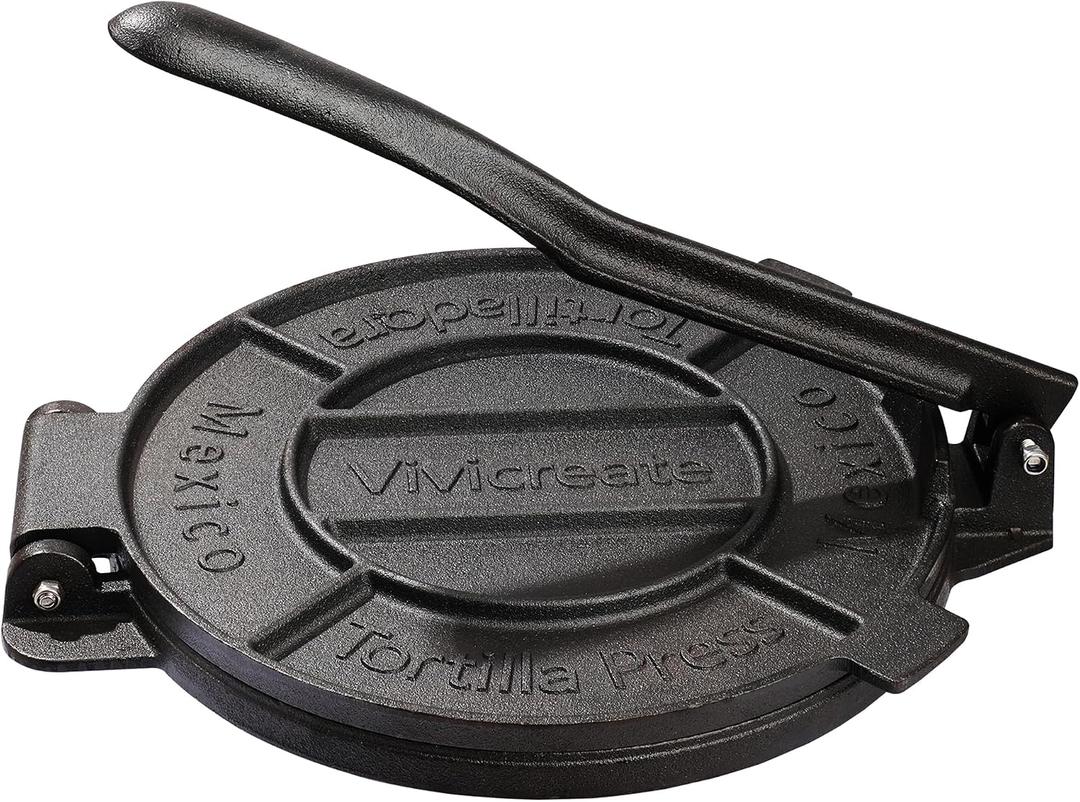 Vivicreate Tortilla Press,Tortilla Maker, Dough Press,Flour Tortilla press, Rotis Press, Quesadilla,Tortilla Makers (10 inch)