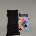 BECOJADDE Ankle Weights Set of 2 (1 lb/2 lb/3 lb Each) Adjustable Wrist Weights for Women Men Wearable Arm Leg Weight for Pilates, Running, Walking, Workout, Yoga (Black)