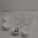 T4U( 2p 6In 2 p4in)Self Watering Plant Pot, 4 Pack Self Watering Pots, Self Watering Planter with Reservoir, Clear Self Watering Pots for Indoor Plants, African Violets, Flowers (4 Pack, 4", Clear)
Amazon's Choice