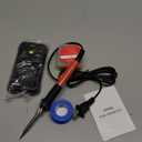 Soldering Iron Kit, 60W Soldering Iron with 5pc Interchangeable Tips, 10-in-1 Adjustable Temperature Solder Welding Tools, Fast Heating, Electronic Repair, 110V