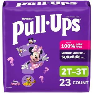 Pull-Ups Girls' Potty Training Pants, Size 2T-3T Training Underwear (16-34 lbs), 23 Count