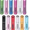 12 PCS Travel Refillable Perfume Atomizer Bottles,5ml Mini Portable Spray Bottles for Travel Accessories,Multicolor Perfume Containers