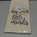 CARAKNOTS Teacher Bag Teachers Gifts for Women Valentines Day Appreciation Week Birthday Thank you Graduation End of Year Christmas Retirement Canvas Tote Bag with Pocket 2 Pcs