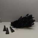 Mini Christmas Tree 3FT Artificial Desktop Xmas Tree for Christmas Halloween Decor with 160 Branch Tips, Black