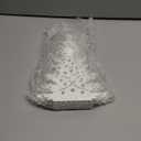 LED Wooden Christmas Tree Table Decor, 2-in-1 Wood Tabletop & Hanging Sign Decor, Light 2AAA Battery Powered 10 inch for Xmas Indoor Home Party Fireplace Mantle Centerpiece Decorations (White)