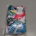 popvil High Waisted Bikini Sets for Women Modest Two Piece Tummy Control Swimsuit Floral Full Coverage Black Bathing Suit (Large)