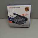 Vivicreate Cast Iron Tortilla Press Dough Flour Tortilla Rotis Quesadilla Maker Prensa para tortillas de hierro fundido Prensa para tortillas Prensadora de tortillas