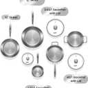 Titanium cookware set,8pc Nonstick pro frying pans for cooking | Uncoated Hammered Pure Titanium, PFOA/PFAS/PTFE Free skillets, Induction & Oven-Safe Fajita Pan, Compatible with All Cooktops
