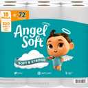 Angel Soft Toilet Paper, 18 Mega Rolls = 72 Regular Rolls, Soft and Strong Toilet Tissue