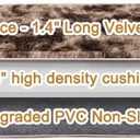 Fluffy Area Rugs for Living Room, Soft Shaggy Carpets for Living Room, Upgrade Anti-Slip Fuzzy Rugs for Kids' Room, Perfect Decor for Modern Home Tie Dye Coffee 2x6Feet