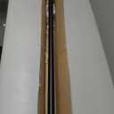 Heavy Duty Curtain Rods,1 1/4" Large Diameter Premium Nonadjustable Curtain Rod,48in/4ft Custom Window Treatment Rods with Durable Aluminum Brackets and End Caps,Black Finish