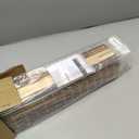 Cordless Bamboo Roman Shades for Windows, Blinds Size (30.5" W 48" H) Colour (BDP-Driftwood)