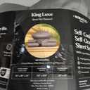 Miracle Made Extra Luxe Soft Cooling Bed Sheet Set, 4-Piece Silver-Infused Cotton Fabric – Lightweight, Hypoallergenic Bedding for Hot Sleepers, King Luxe Size, Stone