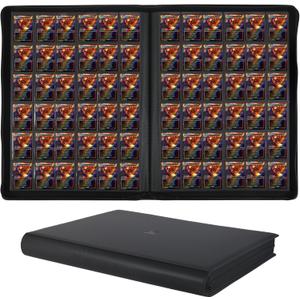 3600+ Pockets Trading Card Binder, 36-Pocket Card Ablum Compatible with MTG,Sports Cards & Other Standard Size Trading Card (BLACK)