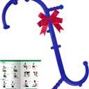 Massage Trigger Point Cane, Body Deep Tissue, Handheld Back, Neck, Shoulder, Leg and Feet Massager Rod, Muscle Release Tool Self Massage Hook Cane for Women & Men, Blue